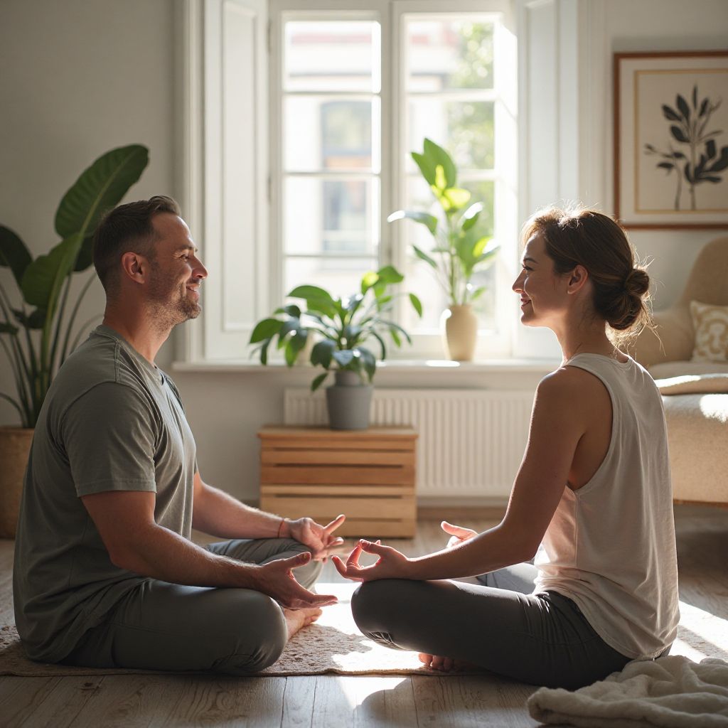 Wellness coaching session